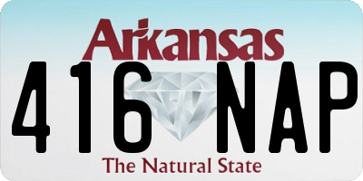 AR license plate 416NAP
