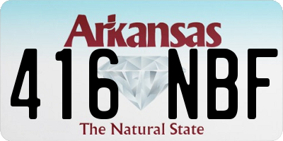 AR license plate 416NBF