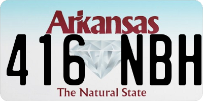 AR license plate 416NBH