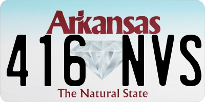 AR license plate 416NVS