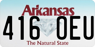 AR license plate 416OEU