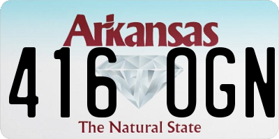 AR license plate 416OGN