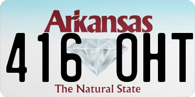 AR license plate 416OHT