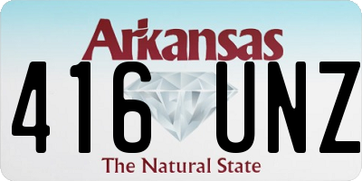 AR license plate 416UNZ