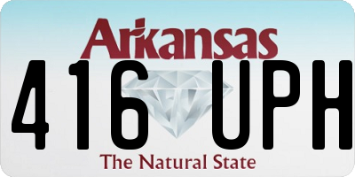 AR license plate 416UPH