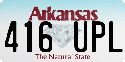 AR license plate 416UPL