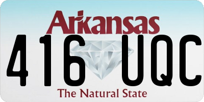 AR license plate 416UQC