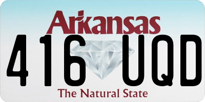AR license plate 416UQD