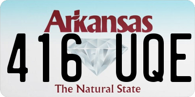 AR license plate 416UQE