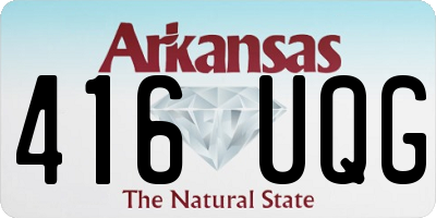 AR license plate 416UQG