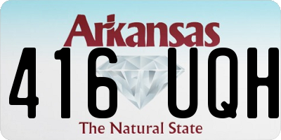 AR license plate 416UQH