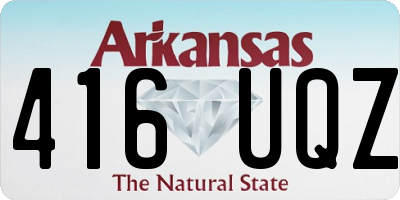 AR license plate 416UQZ