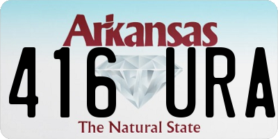 AR license plate 416URA