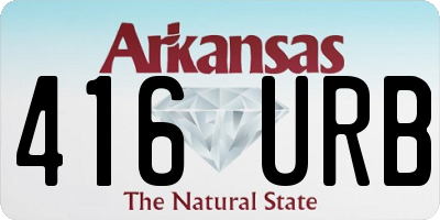 AR license plate 416URB