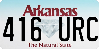 AR license plate 416URC