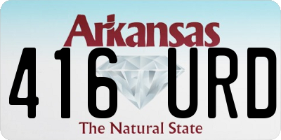 AR license plate 416URD