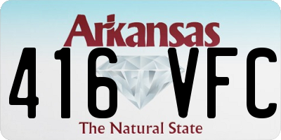 AR license plate 416VFC