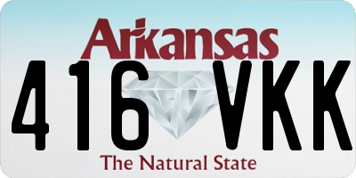 AR license plate 416VKK