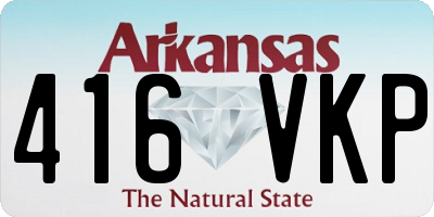 AR license plate 416VKP