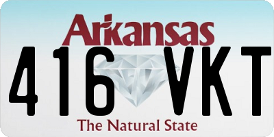 AR license plate 416VKT