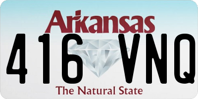 AR license plate 416VNQ