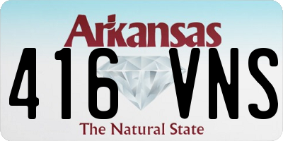 AR license plate 416VNS