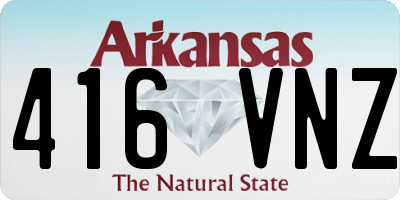 AR license plate 416VNZ