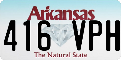 AR license plate 416VPH