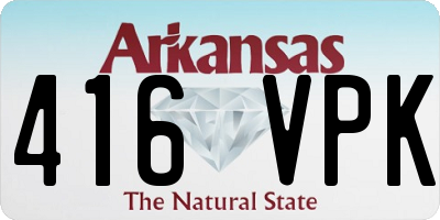 AR license plate 416VPK
