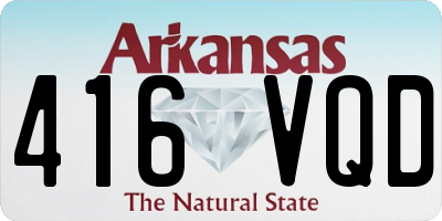 AR license plate 416VQD