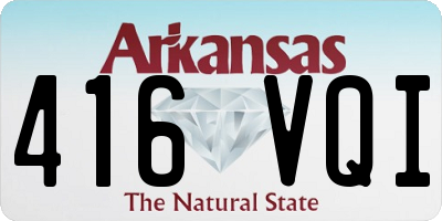 AR license plate 416VQI