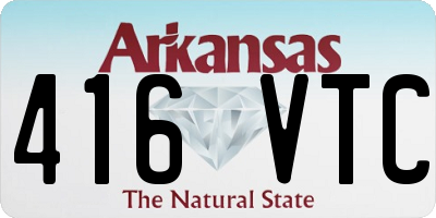 AR license plate 416VTC