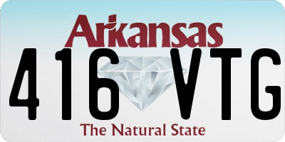 AR license plate 416VTG