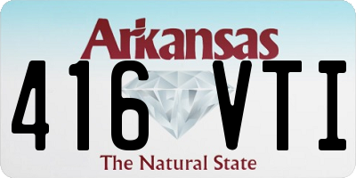 AR license plate 416VTI