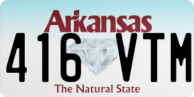AR license plate 416VTM