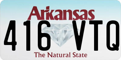 AR license plate 416VTQ
