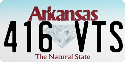AR license plate 416VTS