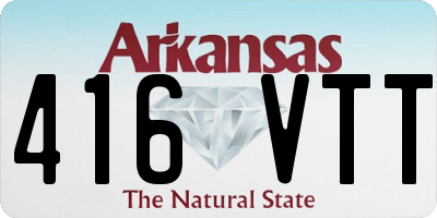 AR license plate 416VTT