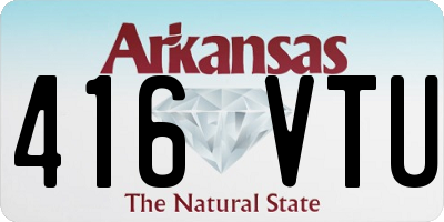 AR license plate 416VTU