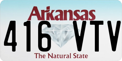 AR license plate 416VTV