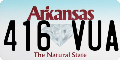 AR license plate 416VUA