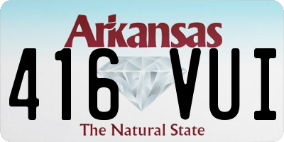 AR license plate 416VUI