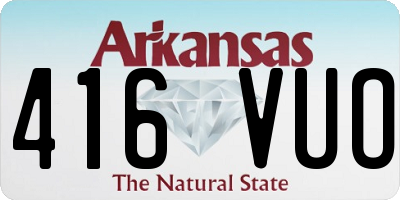 AR license plate 416VUO