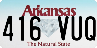 AR license plate 416VUQ