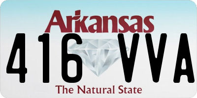 AR license plate 416VVA