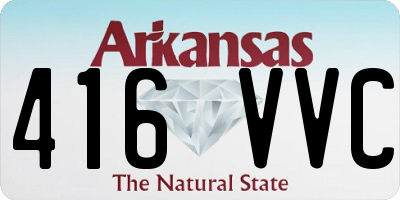 AR license plate 416VVC
