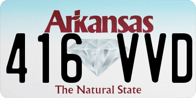 AR license plate 416VVD