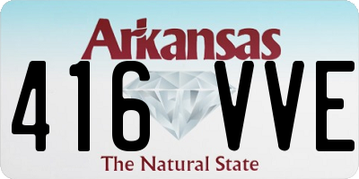 AR license plate 416VVE