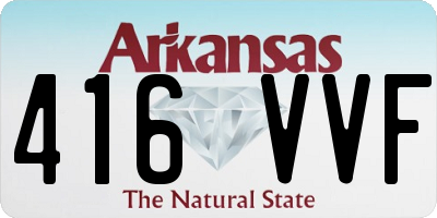 AR license plate 416VVF