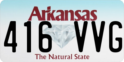 AR license plate 416VVG